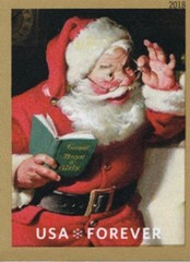 40 FOREVER STAMPS USPS SANTA CHRISTMAS CARDS