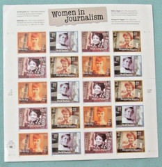 Four Sheets x 20 = 80 WOMEN In JOURNALISM 37¢ US Postage Stamps. USA # 3665-3668