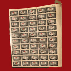 MNH International Red Cross Centenary Issue Sheet of 50 5c Stamps Scott #1236-39