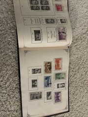 Vintage 1930s U.S. Stamp Album – 1893 Columbians, Prexies, Airmail & Philippines