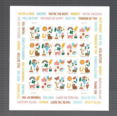 DISCOUNT POSTAGE 💥ASSORTED 100x Forever Stamp 💥FV = USD78.00
