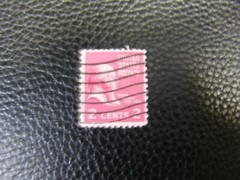 6991) One: 2¢ US Postage Stamp John Adams 1797-1801 Rose