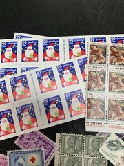 Lot of VTG Unused US Stamps, $19.50 Face Value, 3¢, 4.5¢, 5¢, 20¢, 22¢, 25¢, 29¢