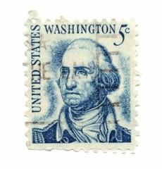 Scott# 1283 GEORGE WASHINGTON 5c Used Stamp (a1)