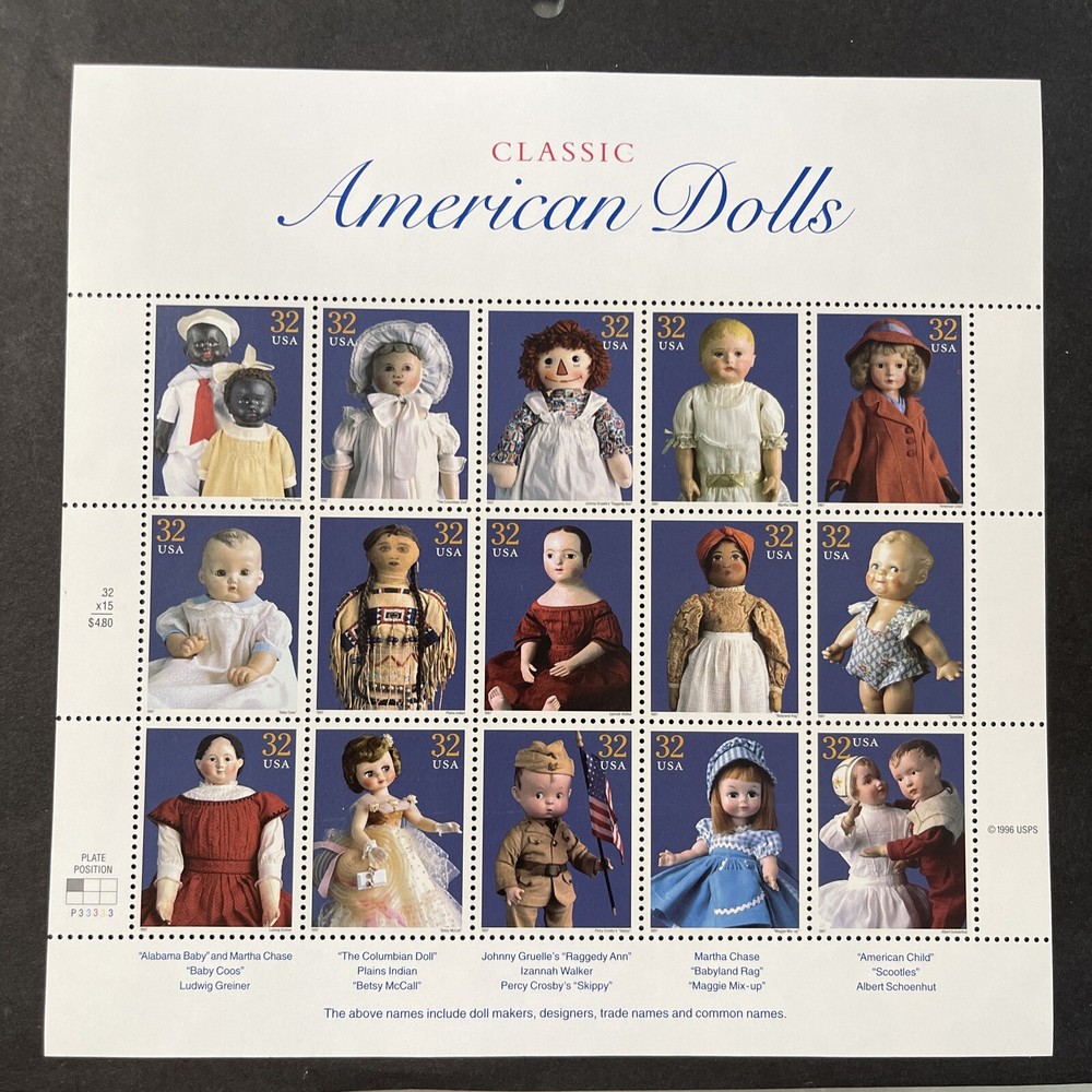 US #3151 America’s Favorite Dolls Pane Of 15 – 32c MNH