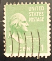 1 CENT – UNITED STATES POSTAGE – George Washington excellent condition!!