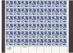 STAMPS FULL SHEET # 1950 President Franklin Delano Roosevelt 20 cent 1982