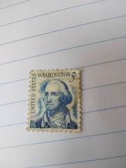 George Washington 5 cent Rare Unused stamp 1962 United States Postage