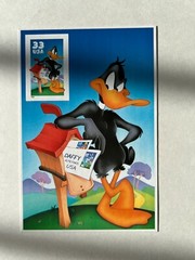 Daffy Duck Warner Bros Looney Tunes Cartoon USPS Stamp Collector