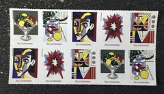 2023USA #5792-5796 Forever Roy Lichtenstein – Block of 10 mint postage