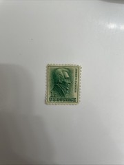 Vintage 1963, Andrew Jackson, 1 Cent Stamp, Green RARE