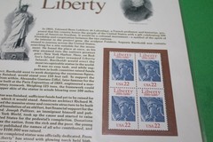 American Commemoratives Liberty Stamps Postage Panel 268 July 4 1986 22C