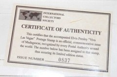 Madagaskar 1995 Elvis Presley Postage Stamp – 60th Anniversary 1935-1977