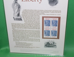 American Commemoratives Liberty Stamps Postage Panel 268 July 4 1986 22C