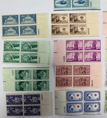 1953 US Commemorative Plate Block Collection MNH Scouts History Americana