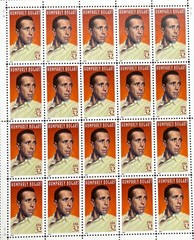 LEGENDS OF HOLLYWOOD 1997 HUMPHREY BOGART Vintage USPS STAMP PAGE 32 cents