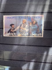 SPIRIT OF 76: US SC #1629-31: Block of 3 1976 Stamps