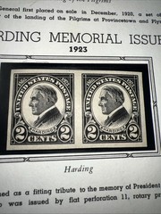 U.S.P.S. #610, 611, 612 – Black – Harding Memorial – 1923 – MPH – Nice Set