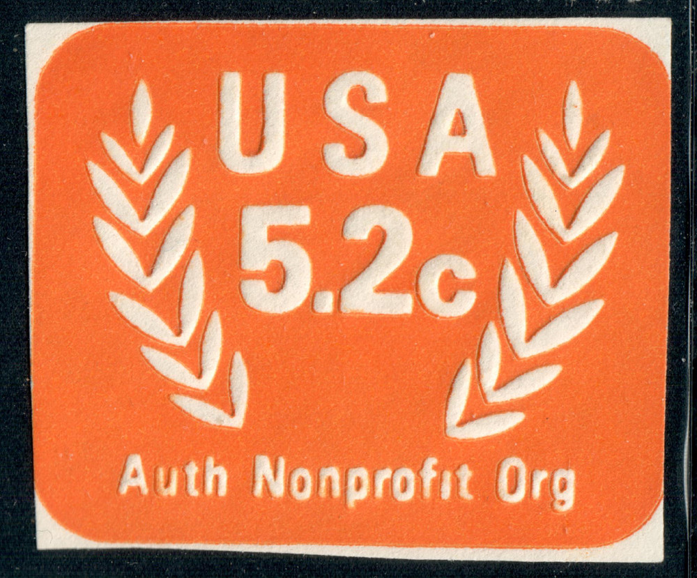 USA – 1983 – Envelope Stamp – Nonprofit – Wheat – 5.2¢ – #3882