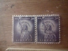 1954 3c Statue of Liberty. Part of the Liberty Series.