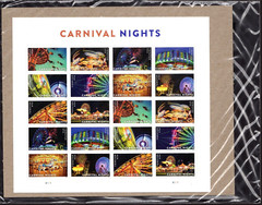 USPS Carnival Nights Full Sheet of 20 Forever Stamps – SEALED