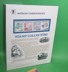 American Commemoratives Stamp Collecting USPS Stamps Panel 256 January 23 1986