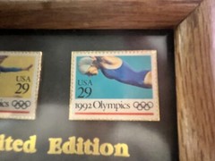 Stamps. All New And Unused. Framed Olympic Stamps 1990’s Limited Edition 17/500