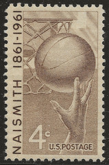 USA 1961 – James Naismith, Honoring Basketball, 1861-1961🏀MNH Stamp Scott #1189