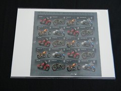 American Motorcycles Collectible Stamp Sheet Scott 4085-88