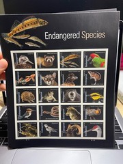 US SCOTT 5799 SHEET OF 20 ENDANGERED SPECIES FOREVER STAMPS MNH