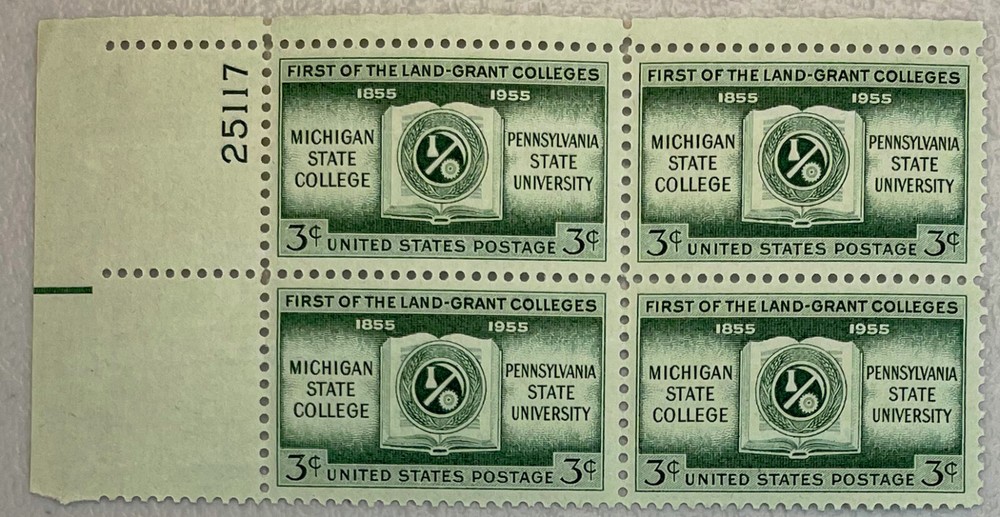 US Stamps Scott # 1065 Land-Grant Colleges Plate Block MNH