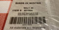 20 Birds In Winter Forever Stamps ~ In Original Sealed Plastic from USPS in 2018