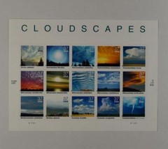US SCOTT 3878 CLOUDSCAPES PANE OF 15 STAMPS 37 CENT FACE MNH