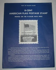 U S Stamp POSTER «8 CENT AMERICAN FLAG POSTAGE STAMP» 8″ x 10,» ORIGINAL SC#1338