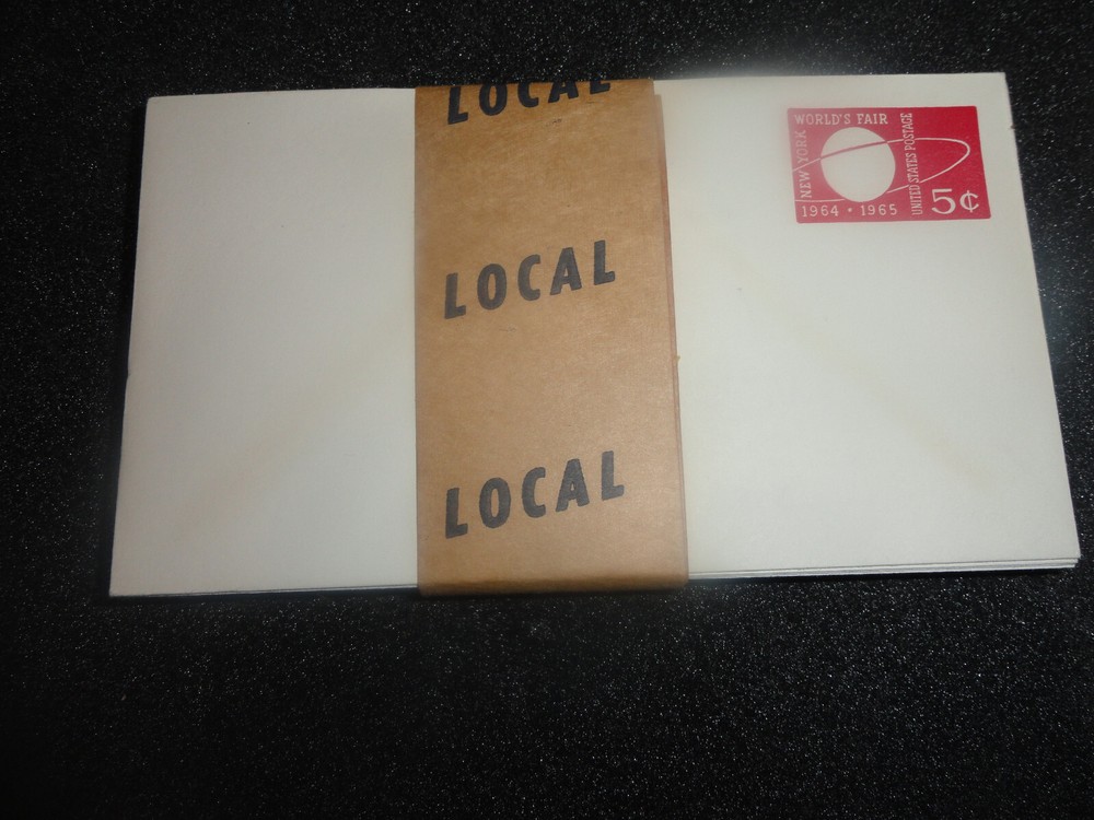 Pack of 25 5 cent WORLDS FAIR NEW YORK 1654 1965 Envelopes stamps E31