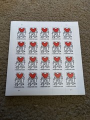 20 USPS Forever Love Stamps FV $15.60 Valentines Day Wedding Invites