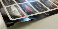 Lot of 2 – 42 Cent Postal Stamps – America on the Move: ’50s Fins and Chrome