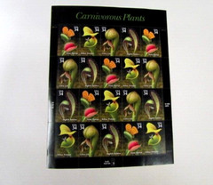 United States 34¢ Carnivorous Plants Postage Stamps #3528 MNH Full Sheet