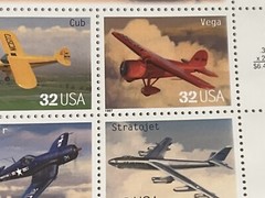 US SCOTT 3142 PANE OF 20 CLASSIC AMERICAN AIRCRAFT STAMPS 32 CENT FACE MNH