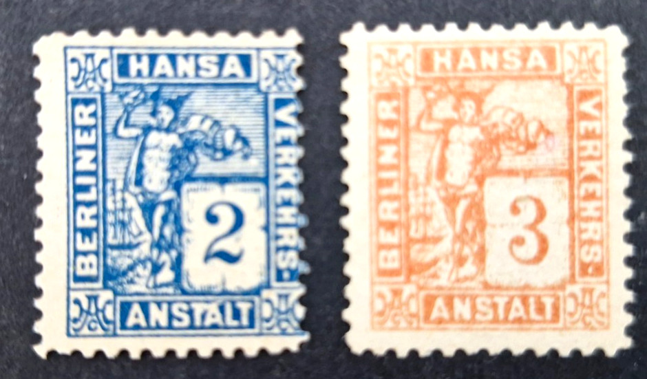 Germany 1886 BERLIN/HANSA, Local Post