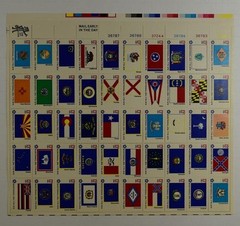 US SCOTT 1633 – 1682 FLAGS PANE OF 50 STAMPS 13 CENTS FACE MNH