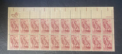 SCOTT 1268 DANTE 100TH ANNIVERSARY 5 cent BLOCK OF 20 POSTAGE STAMPS MNH