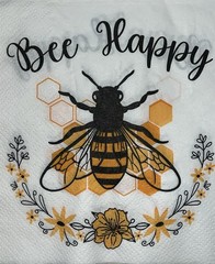FOUR Paper BEVERAGE/COCKTAIL Decoupage Art Craft Napkins Honey Bee/Bees/bee Kind