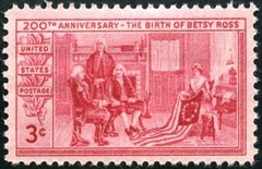USA 1952 — The Birth of Betsy Ross, 1752-1952 – 200th Anniversary – Scott #1004