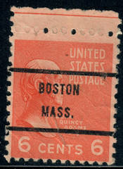 USA – 1938 – Presidential Issue – John Quincy Adams – 6¢ – #3270