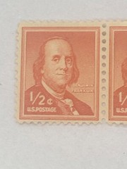 Benjamin Franklin 1/2 Cent Postage US Stamps