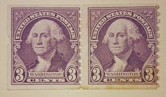 US Postage Scott #722, George Washington, Deep Viloet, 1932
