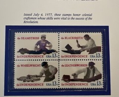 Postal Commemorative Society Road To Freedom “THE STORM CLOUDS GATHER” Stamps