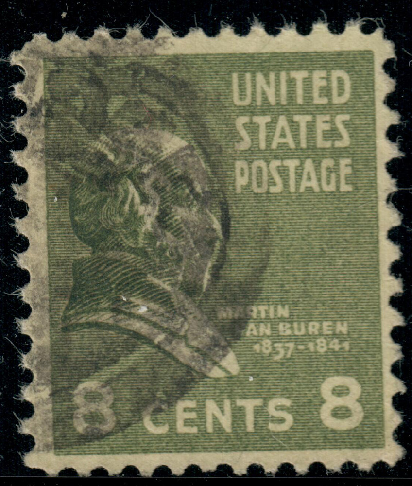 USA – 1938 – Presidential Issue – Martin Van Buren – 8¢ – #3396