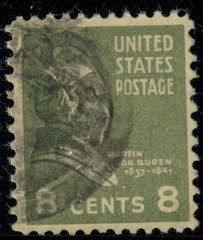 USA – 1938 – Presidential Issue – Martin Van Buren – 8¢ – #3396